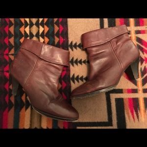Frye leather booties
