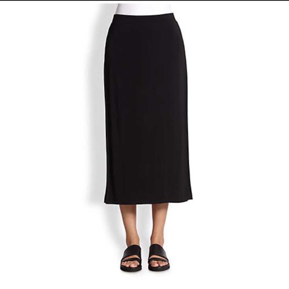 Helmut Lang High Slit Skirt