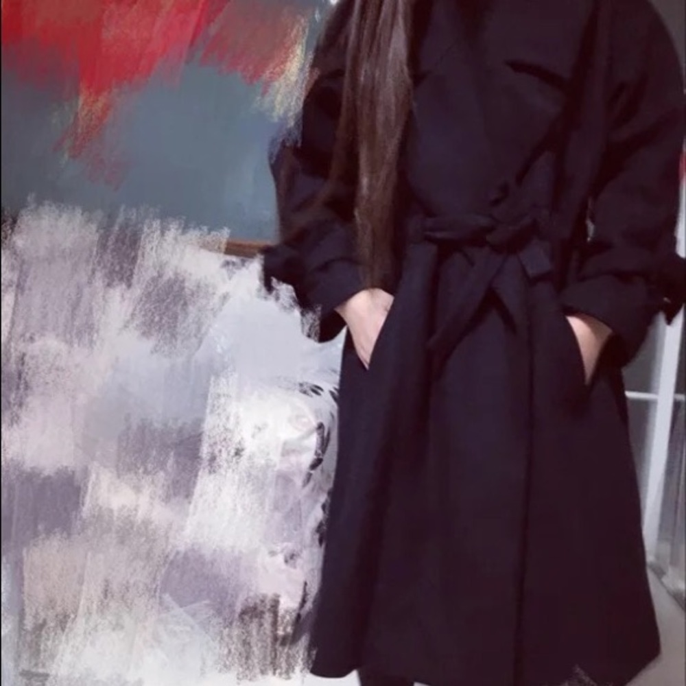 black coat jacket - Picture 2 of 4