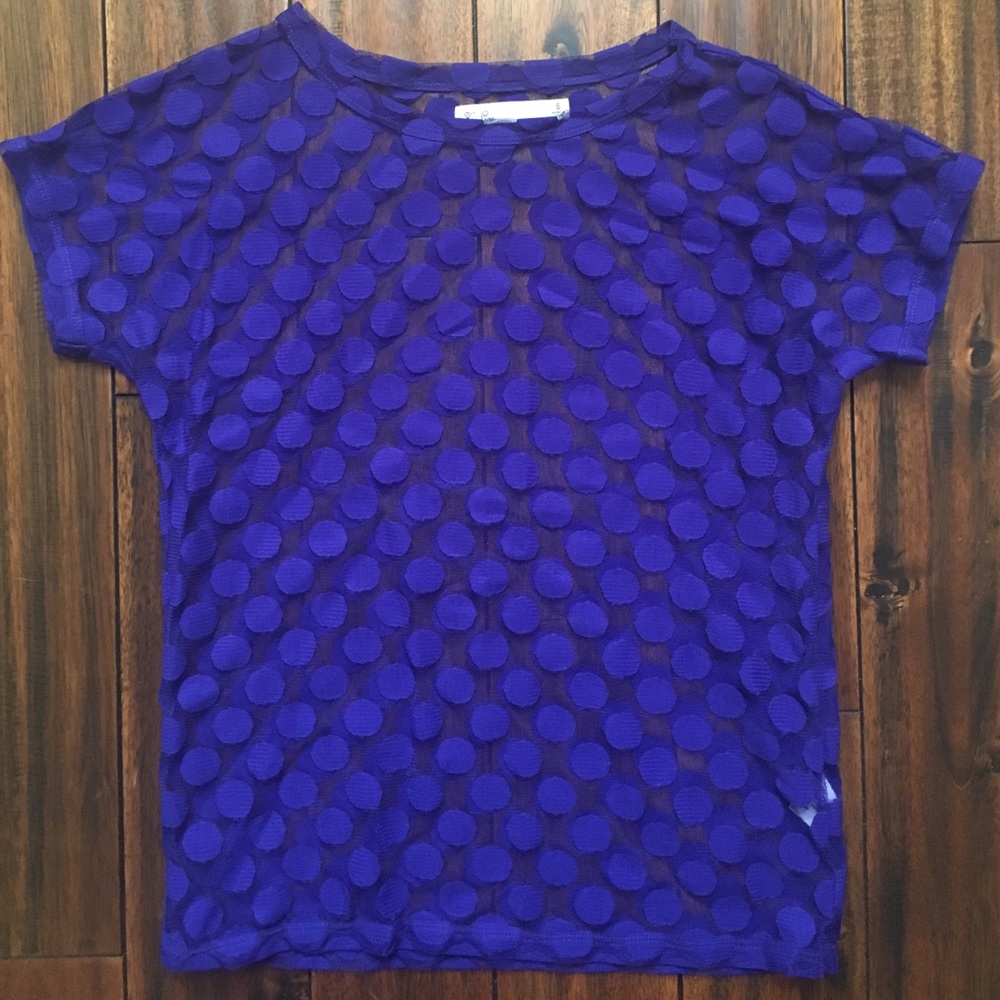 Sheer & Polka Dot Tee