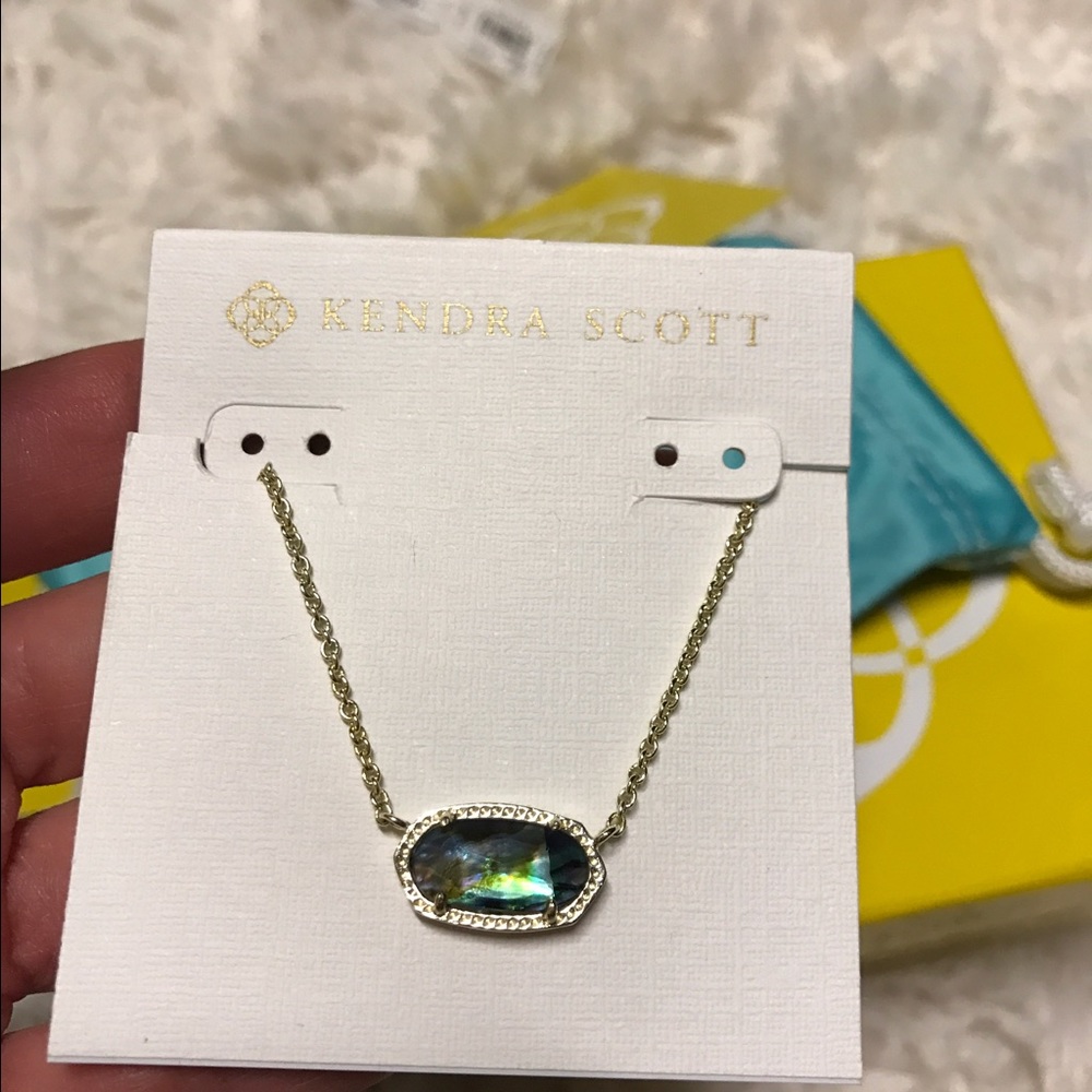 Kendra Scott Elisa Pendant in Abalone Shell