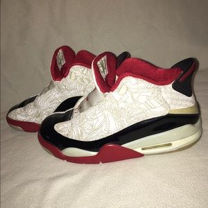Jordan Dub Zero size 10 red & black