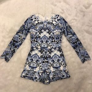 ALEXIS Rilay Chambre Embroidered Romper