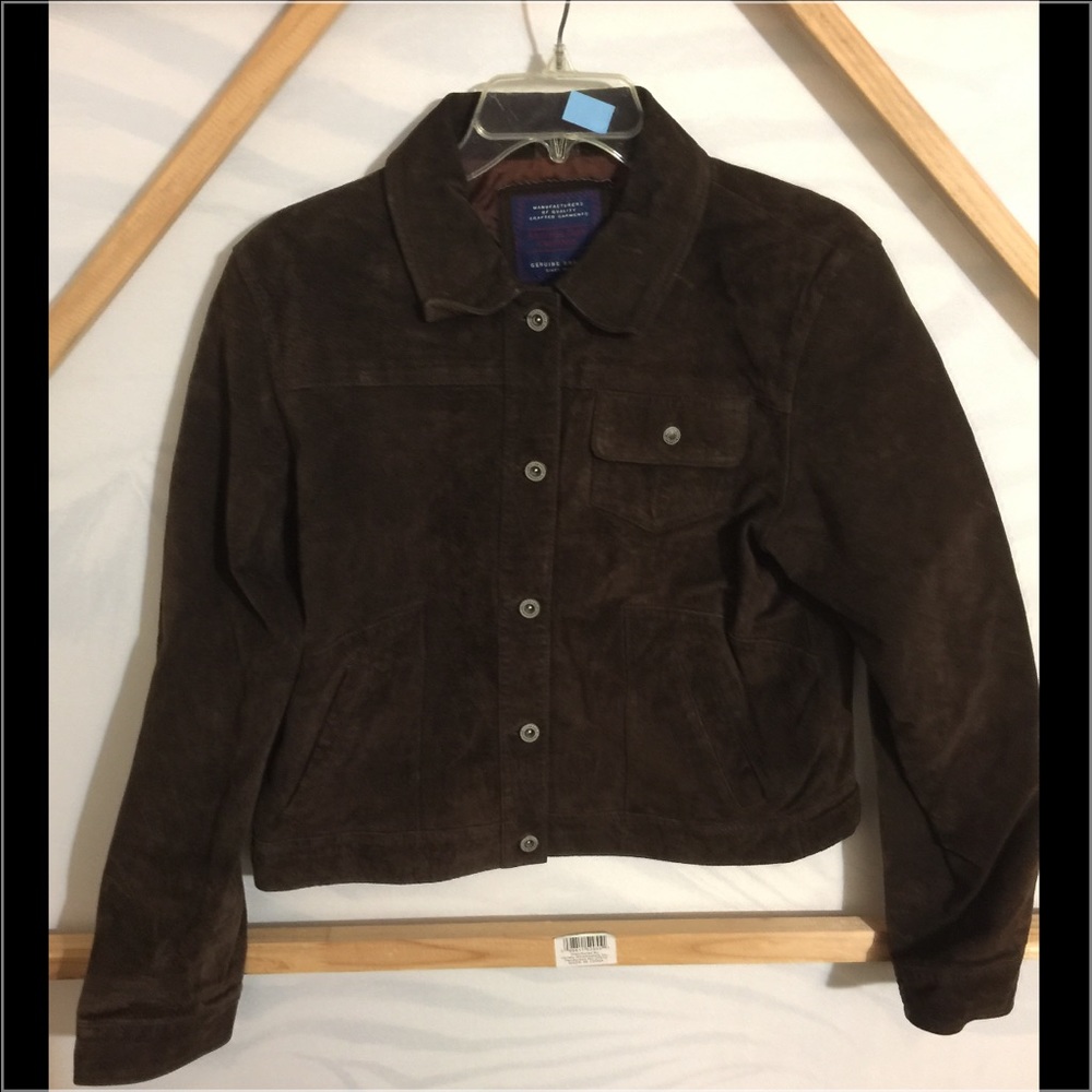 American Eagle Outfitters suede leather jacket