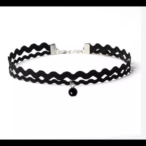 Wow! 4pcs choker chain necklace black charm hot - Picture 3 of 8