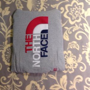 Hooded North Face sweatshirt