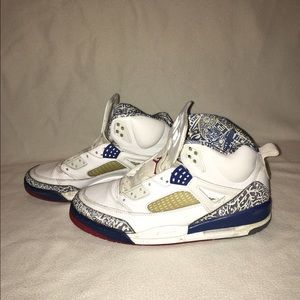 Air Jordan Spizike OG size 10 White Blue Cement