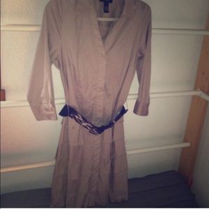 Alfani Beige Dress with Belt