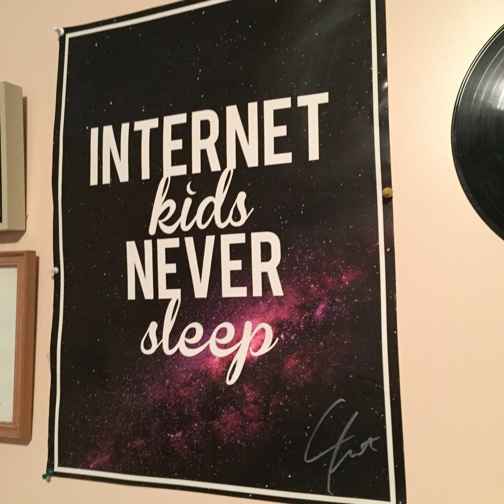 REAL SIGNED Connor Franta Poster!