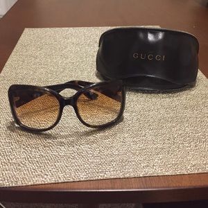 Gucci Tortoise Shell Sunglasses
