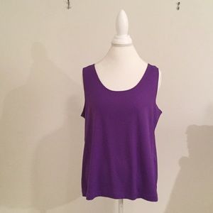 Chico's purple tank