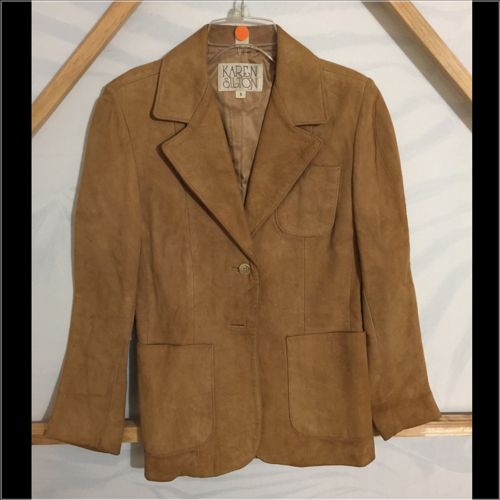 Suede leather Karen Silton jacket