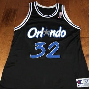 CHAMPION SHAQUILLE SHAQ O'NEAL MAGIC JERSEY SZ 44