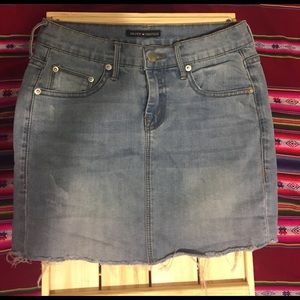 Brandy denim mini skirt