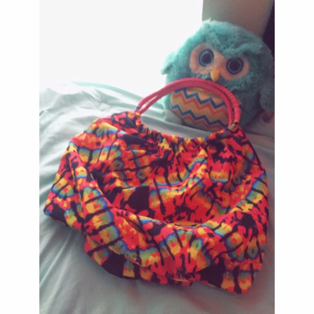 👽large tie dye purse 👽