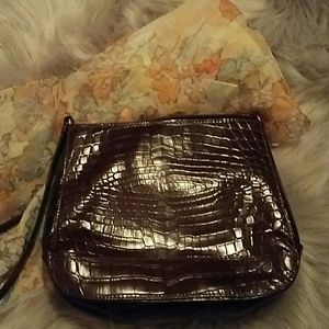 Talbots genuine leather crossbody purse