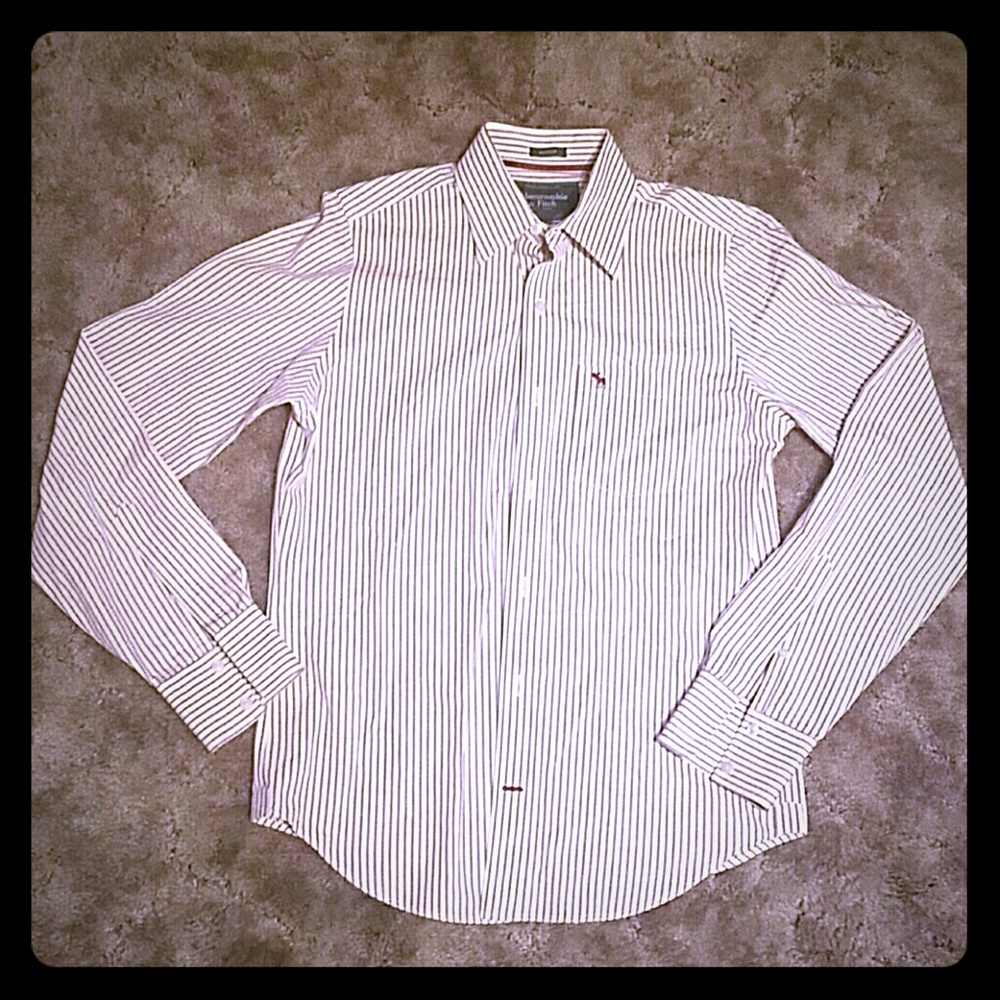 Abercrombie Striped Button Down Shirt