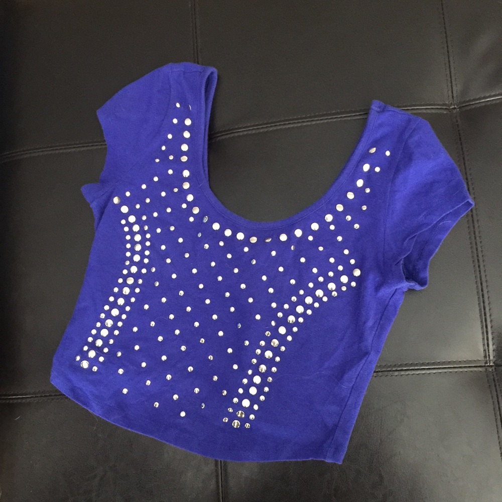 Studded crop top