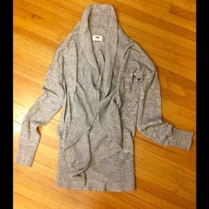 Grey Cozy Cardigan/Wrap