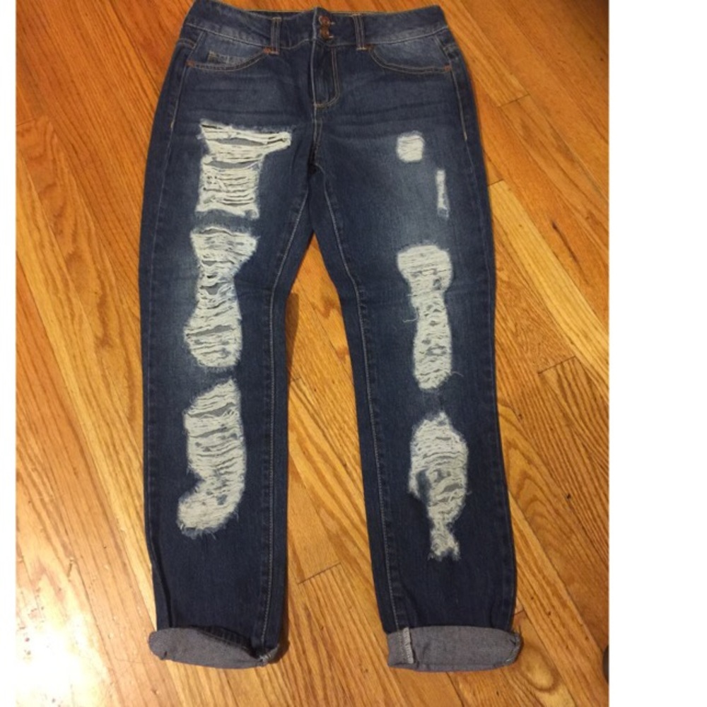 ✨LAST ONE✨LAST ONE✨boyfriend distress jeans - Picture 4 of 6
