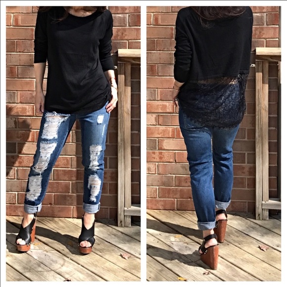 ✨LAST ONE✨LAST ONE✨boyfriend distress jeans - Picture 6 of 6