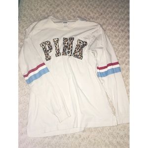 Victoria's Secret PINK Long Sleeve Campas Tee