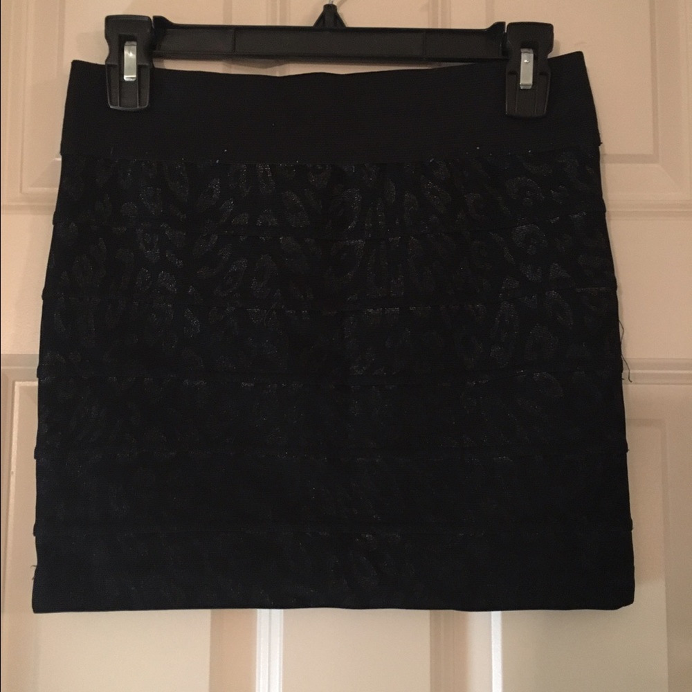 G by Guess bodycon printed mini skirt