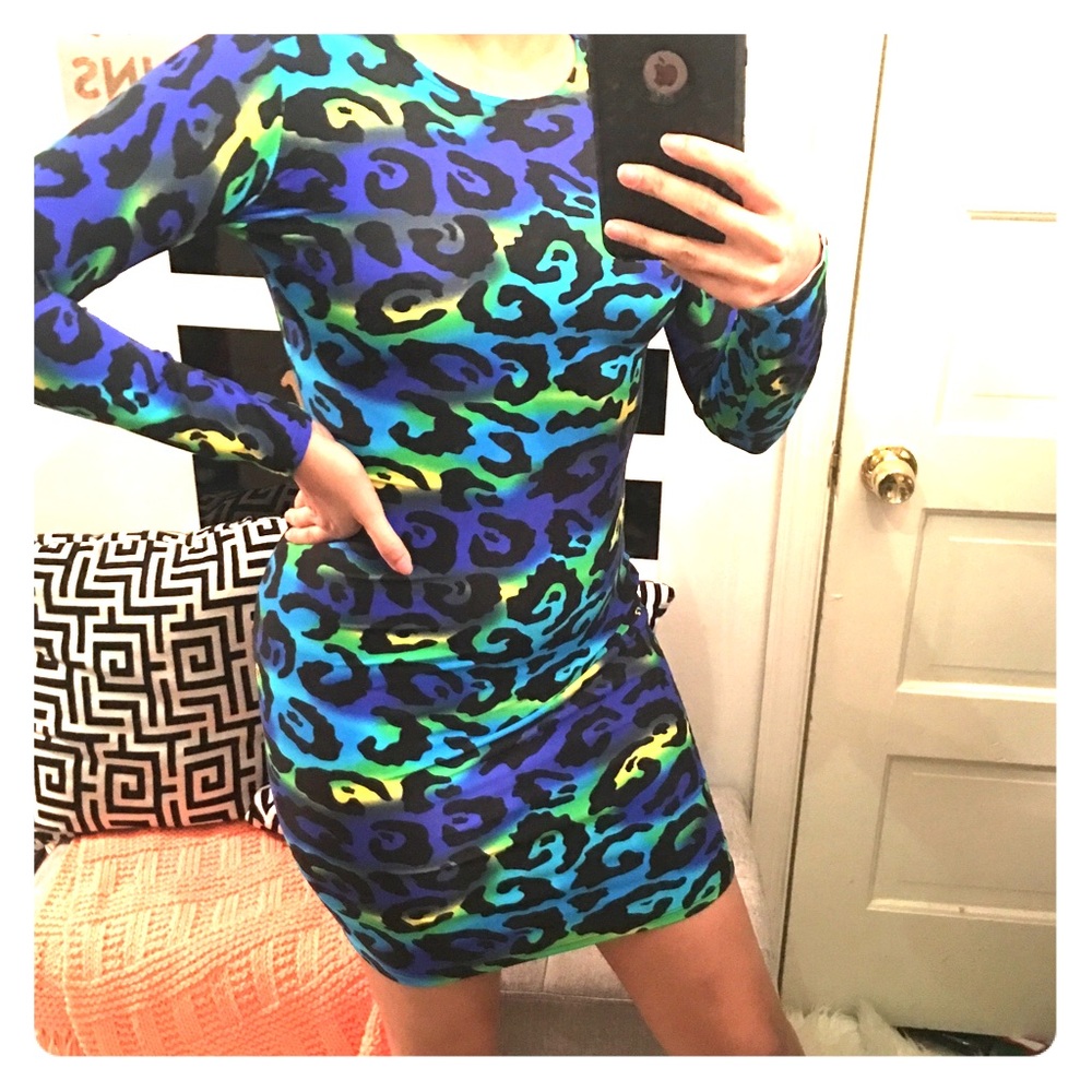 Printed Bodycon Dress