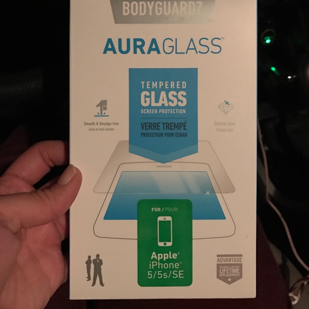 Brand new. Never used tempered glass screen