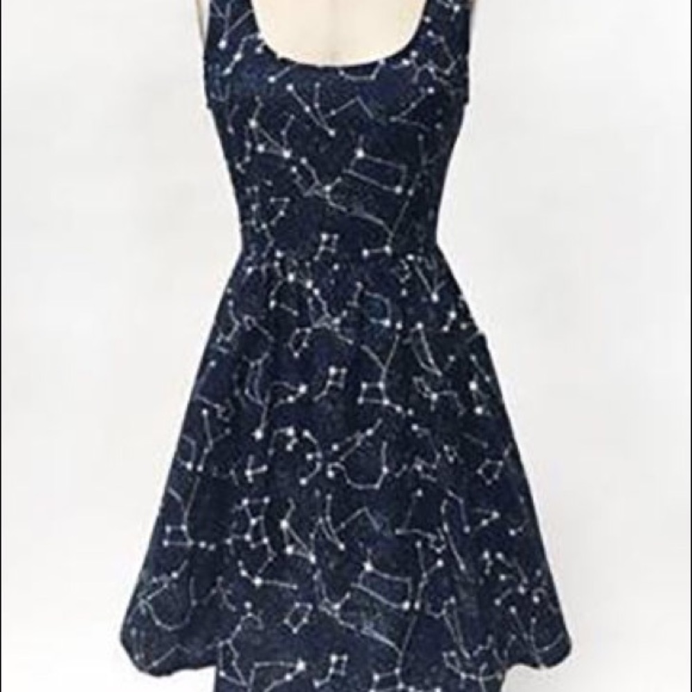 Modcloth folter constellation galaxy dress. Small