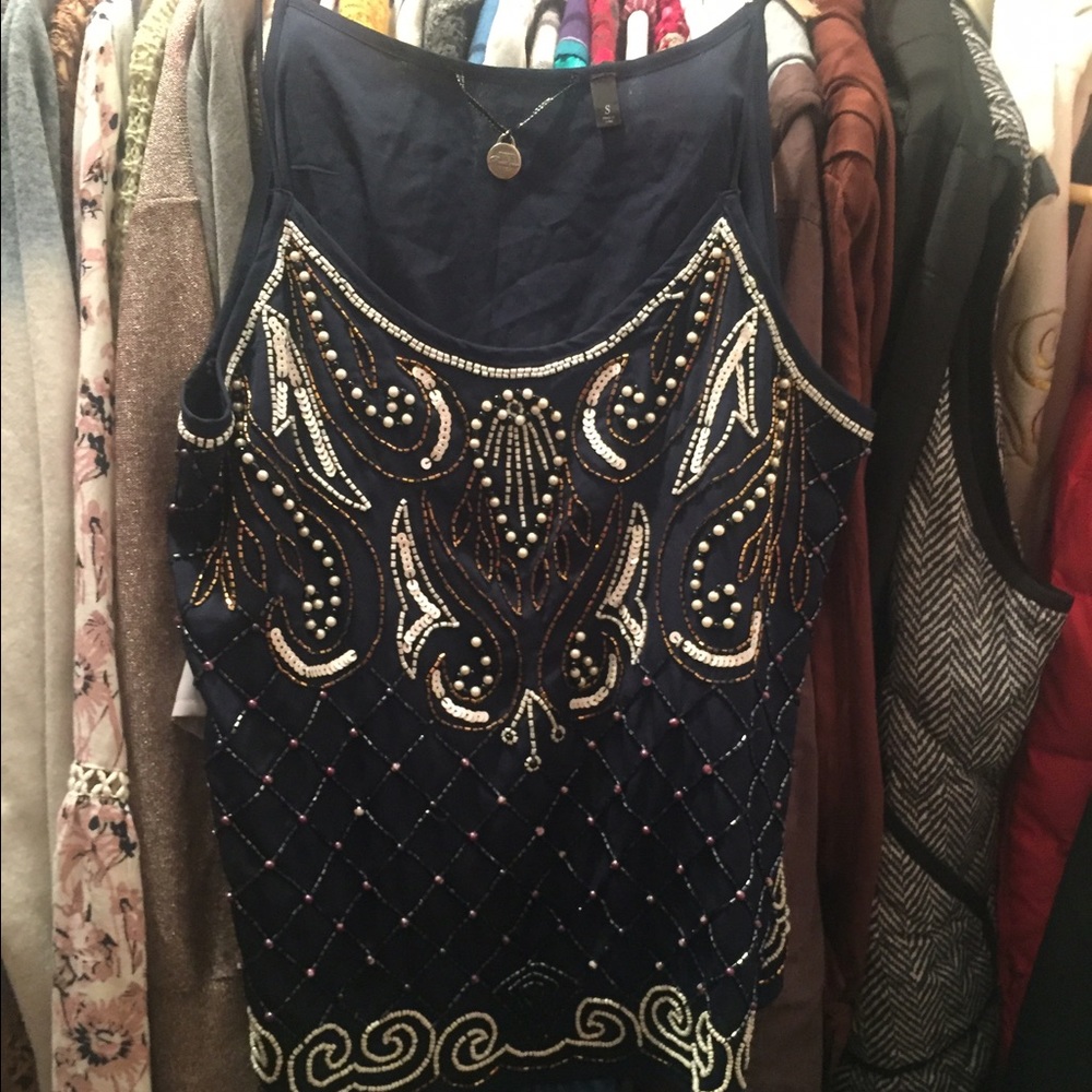 BKE boutique beaded tank