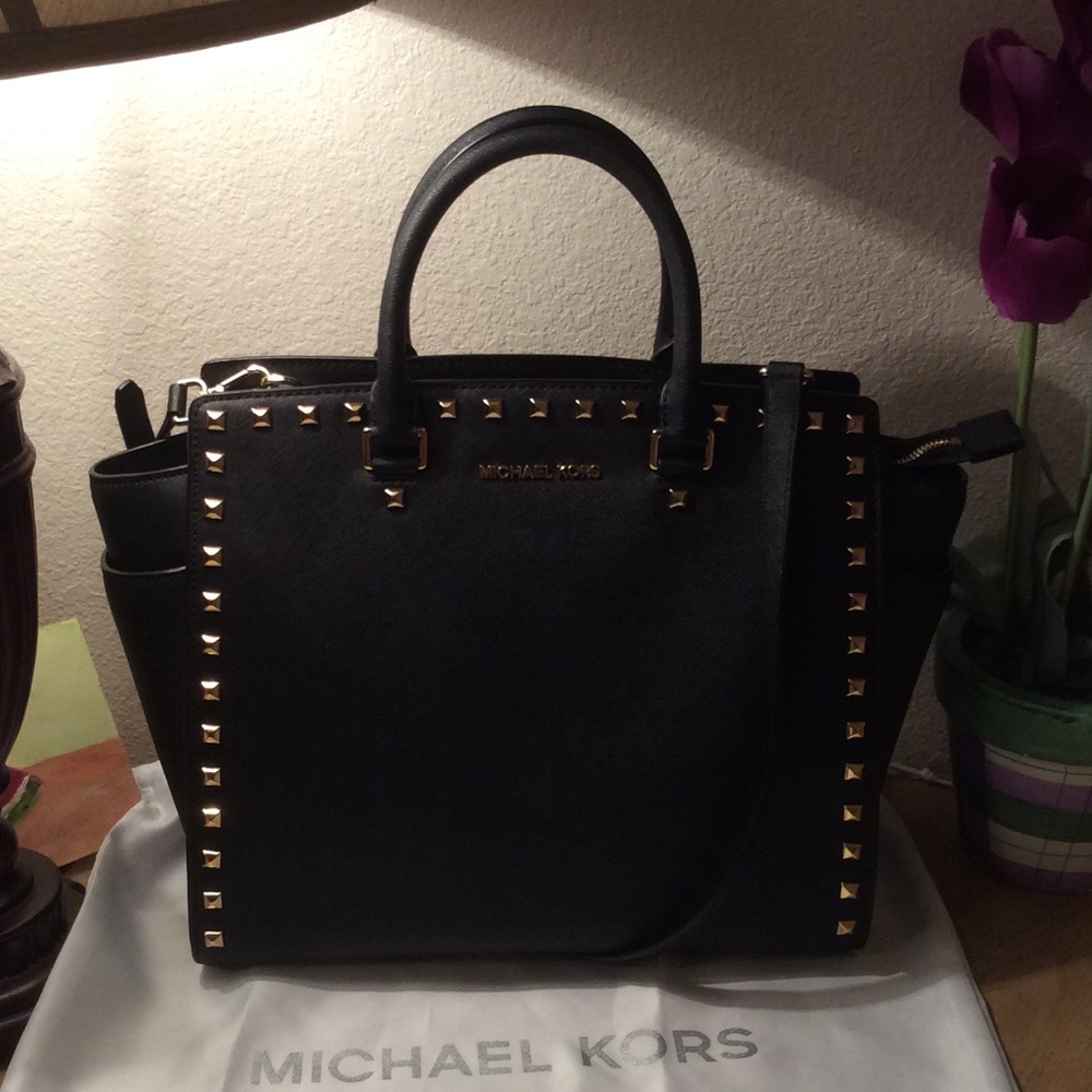 Michael KORS large studded handbag