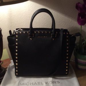 Michael KORS large studded handbag