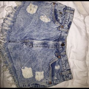 Denim shorts!