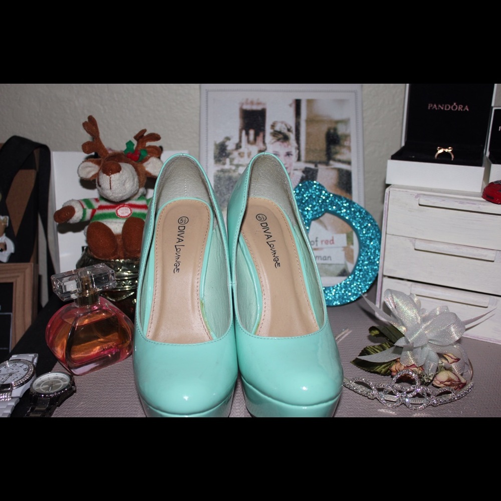Mint Green Heels