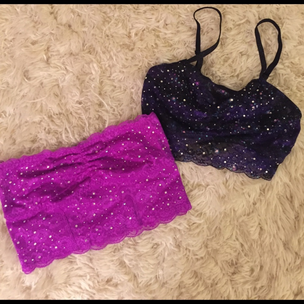 Sequined Bandeau & Bralette