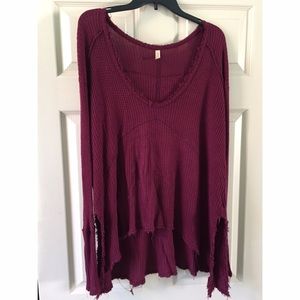 maroon free people thermal