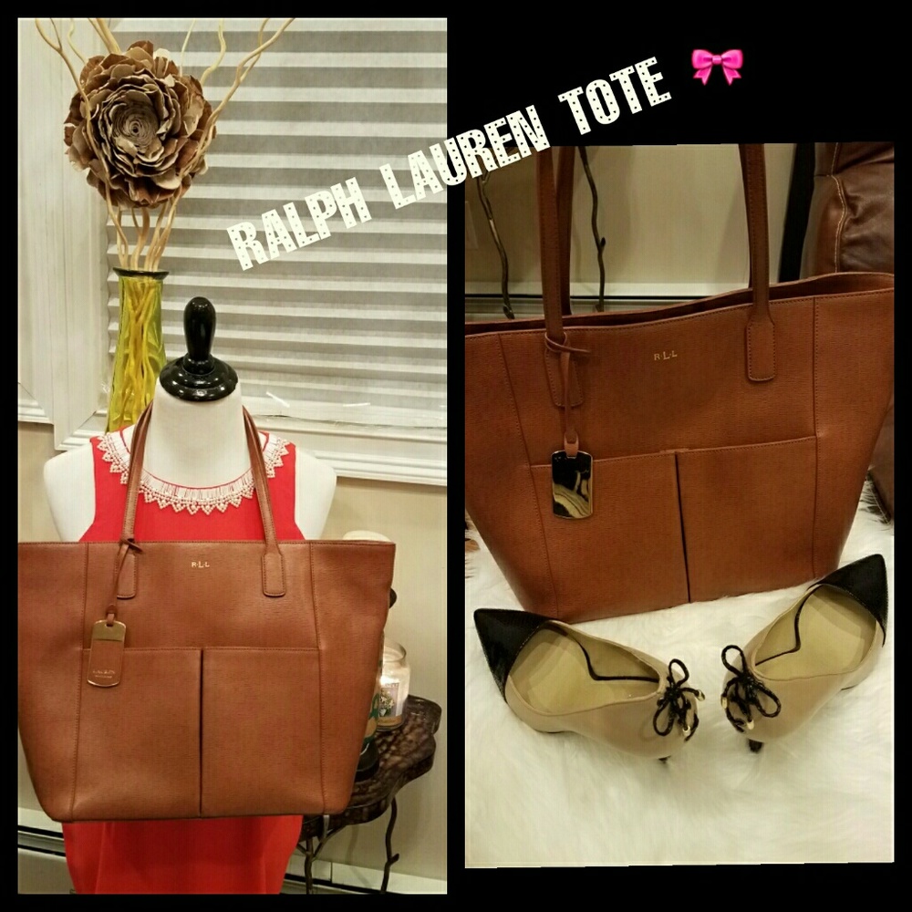 Ralph Lauren Tote in Mint Condition! Very classy!