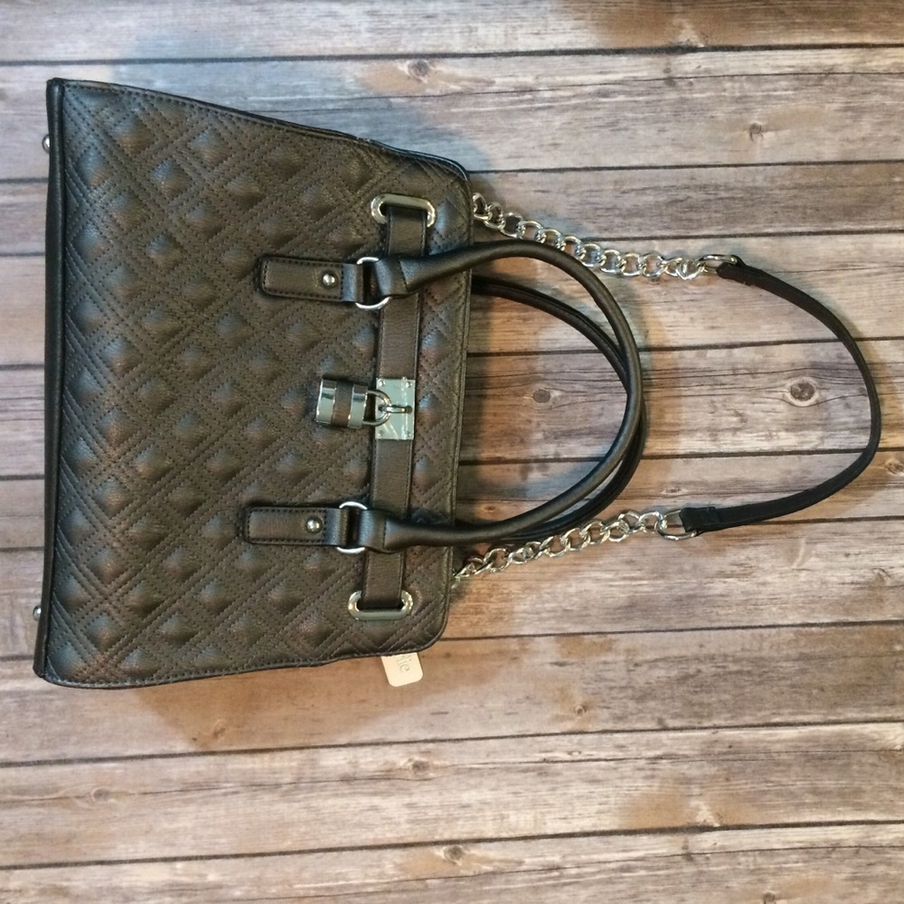 BNWT Charming Charlie Handbag in Gunmetal Grey