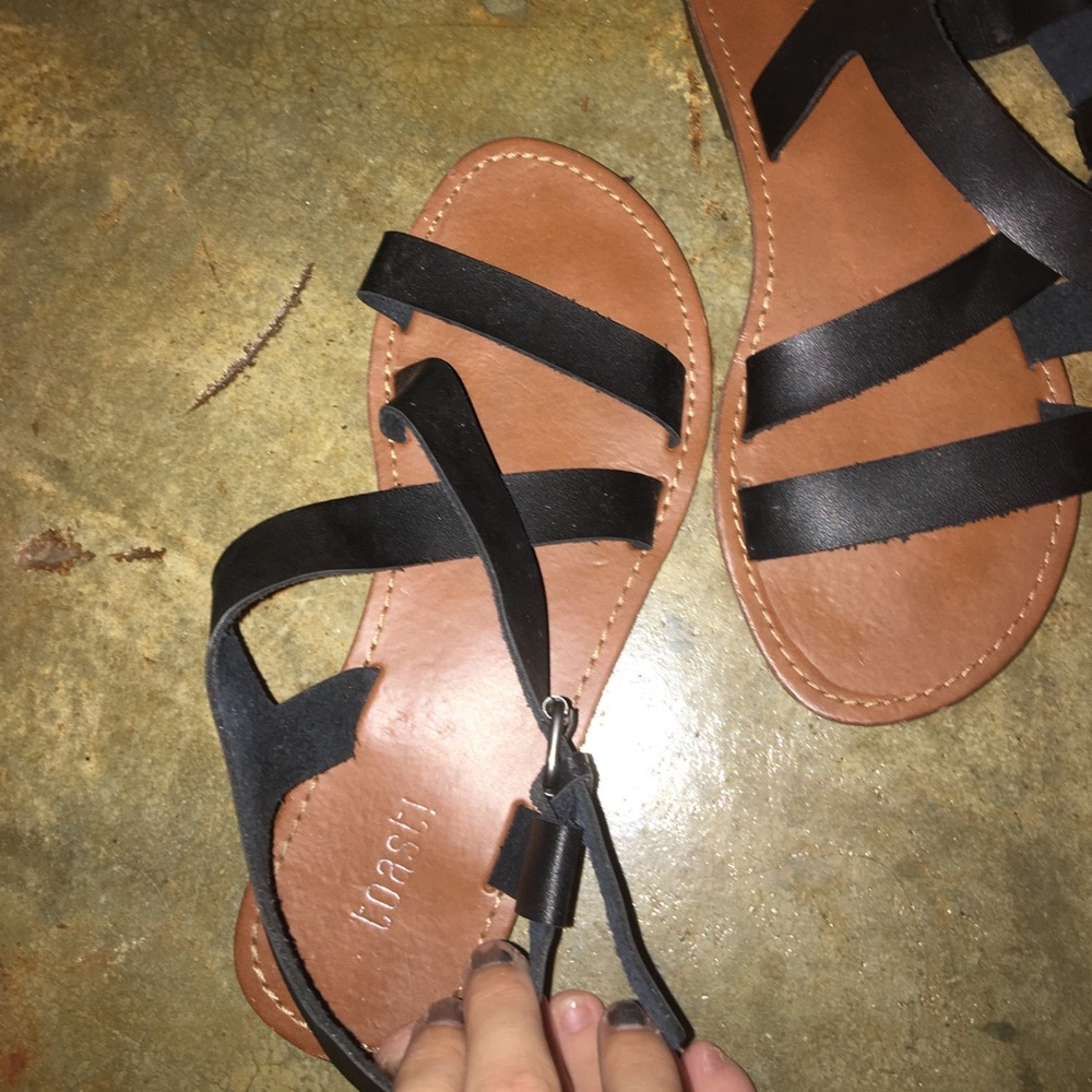 Black sandals