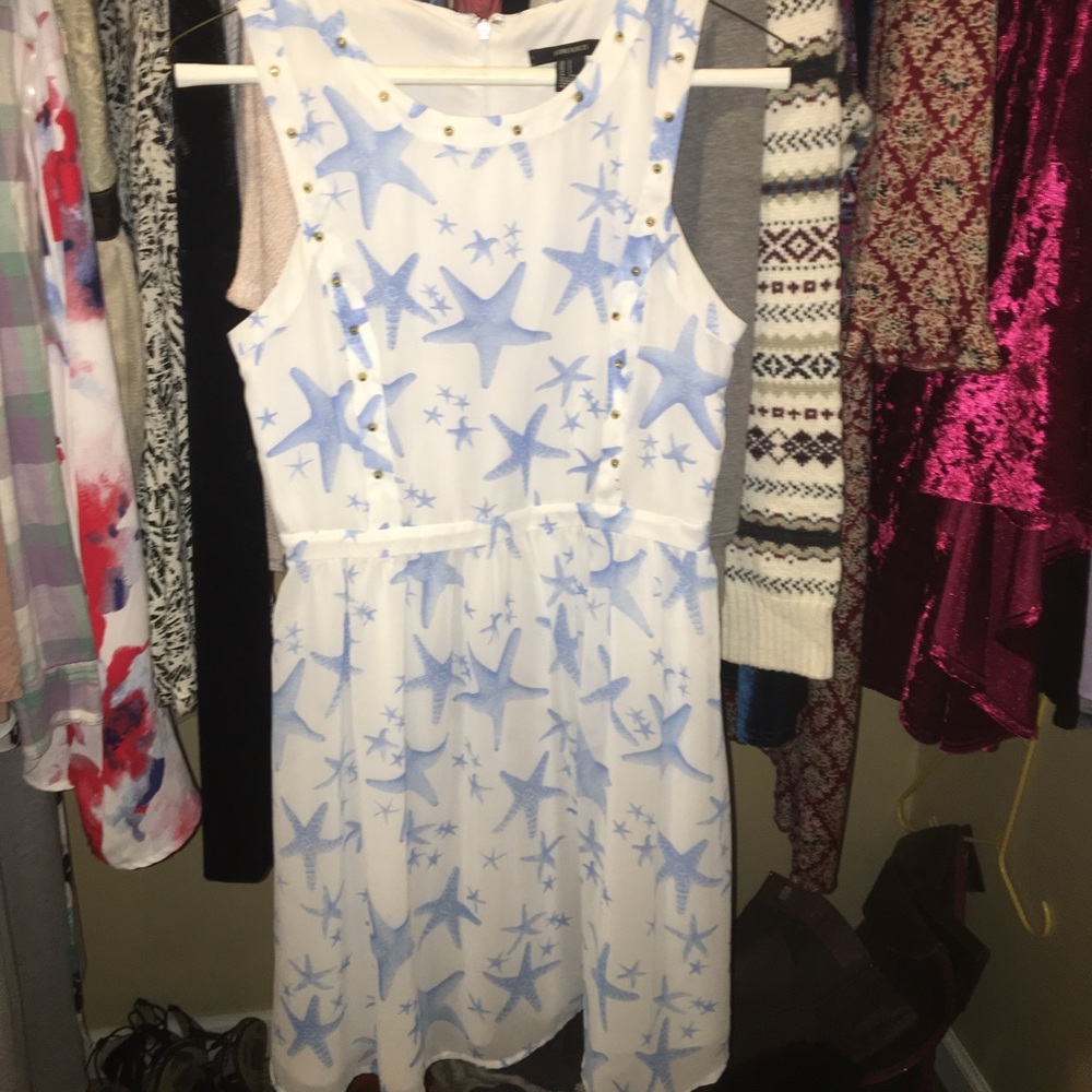 Seashell dress w studs