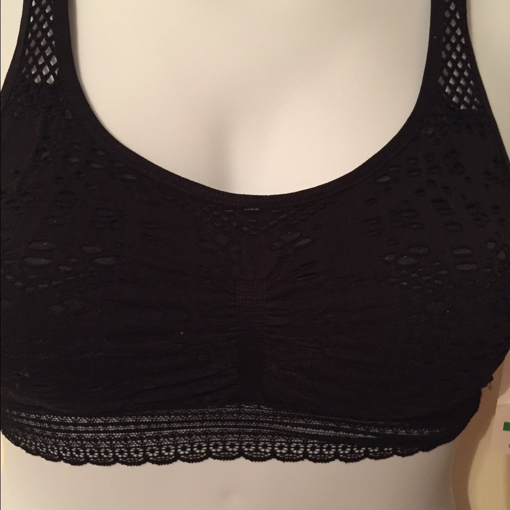 Eyelet Racerback Bralette - Picture 2 of 6