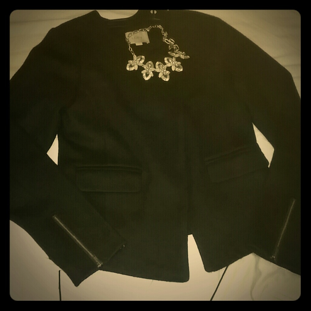 FINAL PRICE!!! Ann Taylor Loft Moto Blazer.