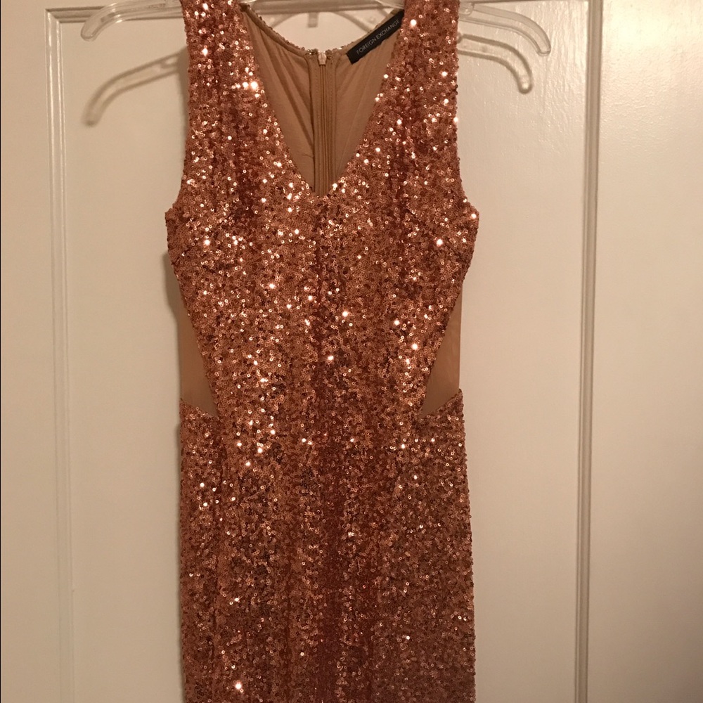 Foreign Exchange Sequin Mini Dress