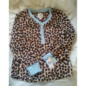NWT cheetah PJ Couture set
