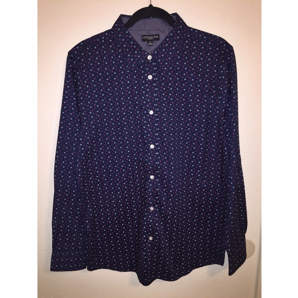 NWOT London Fog Button Up Dress Shirt
