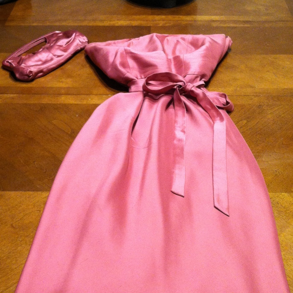 Ann Taylor Strapless Dress- 100% Silk