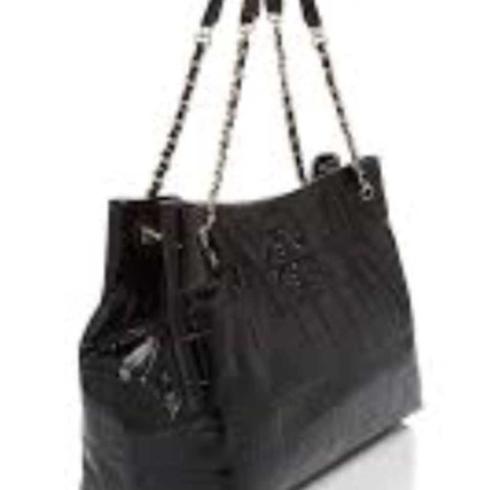 Tory Burch Marion quilted patent leather shoulder - Picture 2 of 4