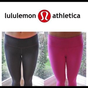 Lululemon Athletica Wunder yoga crops