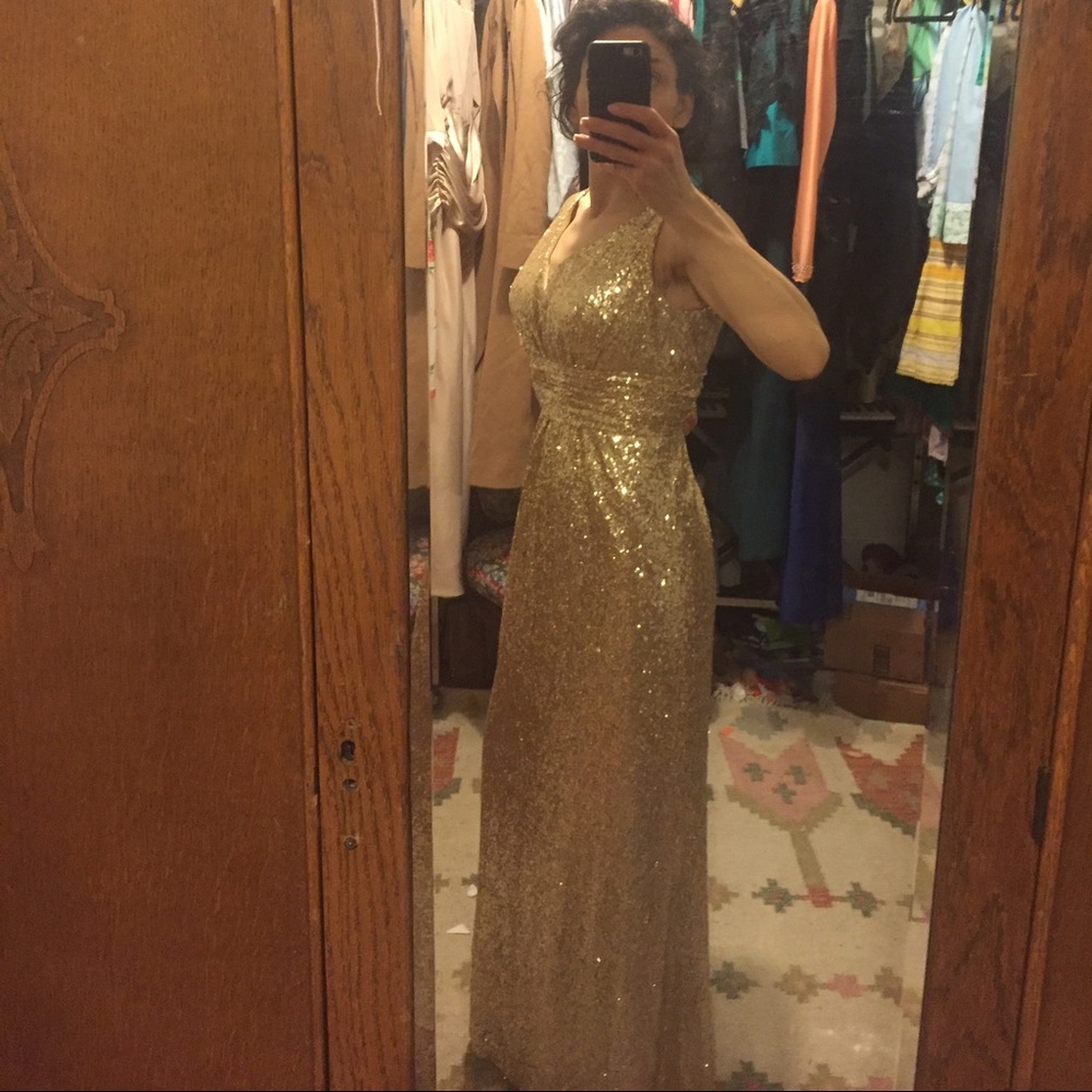 HOLD ❌ Sequined Gown Christina Wu